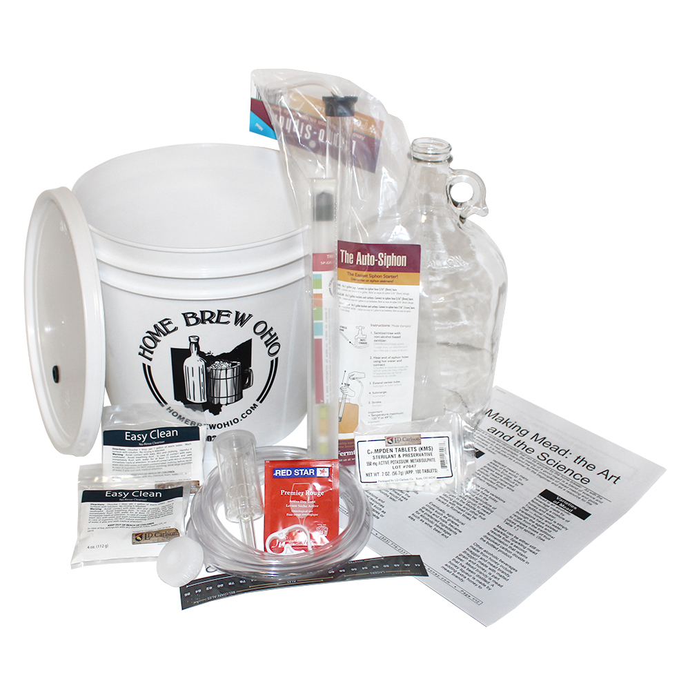 Home Brew Ohio One Gallon Mead Starter Kit 799209137647 eBay